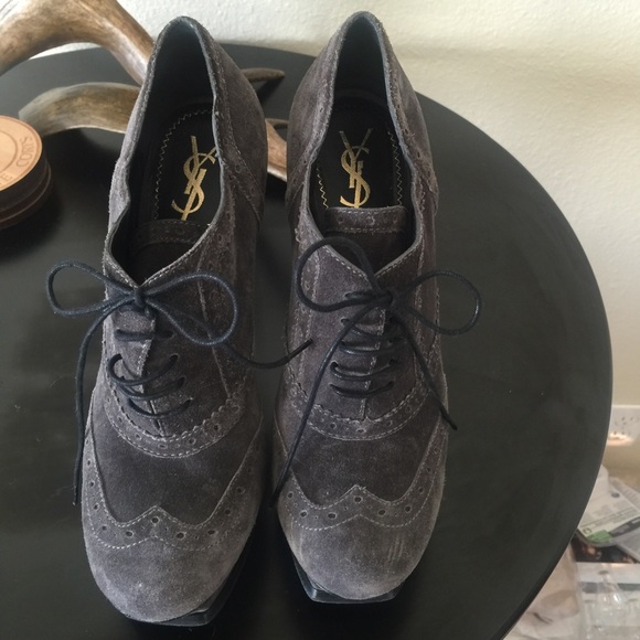 YSL Lace Up Platform Oxford - Picture 3 of 4